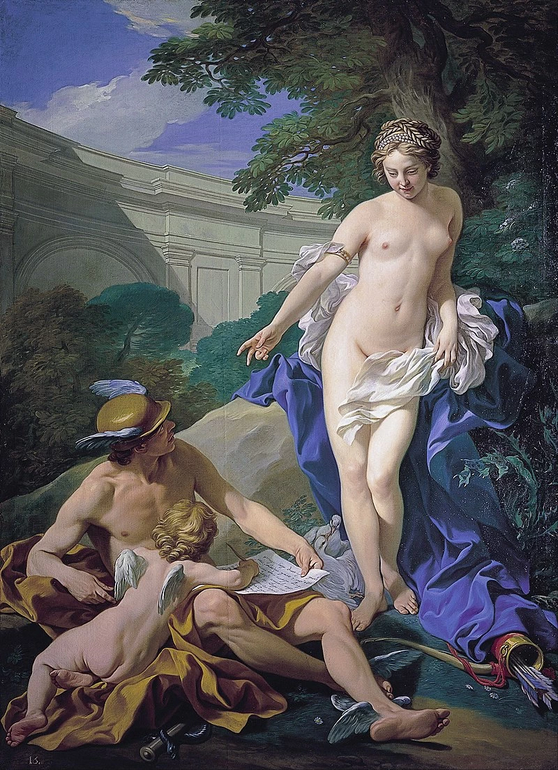 Venere con Mercurio e Cupido - Real Academia de Bellas Artes de San Fernando, Madrid